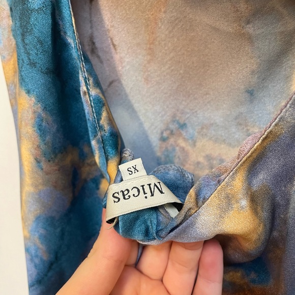 Backless Midi Slip Dress with Cowl Neck - Picture 5 of 5